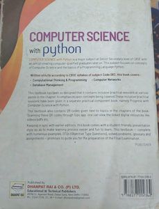 Computer Science Class 12th Sumita Arora