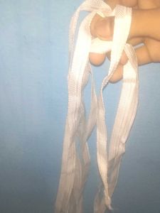 White Fabric Belt