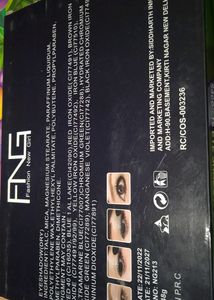 54shades Of Eyeshadow With Compact Powder, Brush