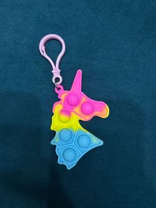 Unicorn Pop It Keychain