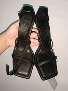 Mango Strappy Heels