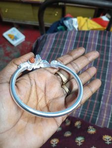 men silver murugan sivan coppu Bracelet