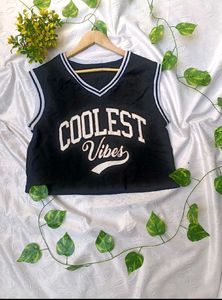 Coolest Vibes Graphic Vest Top