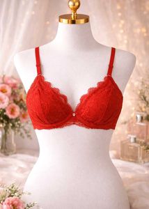 🇳🇿💫🎀 Red Lace Elegant Bra