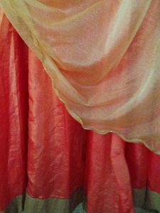 Dual Tone Flared Gown.