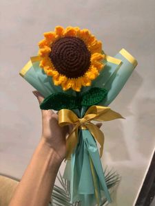 Crochet Sunflower Bouquet