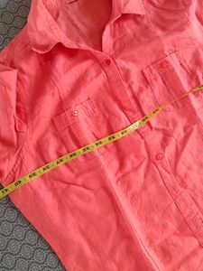 Button Down Shirt Coral