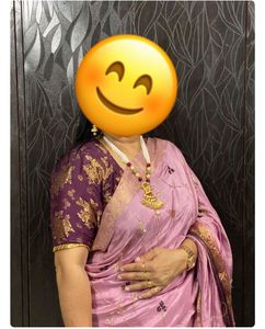 Lavender Saree