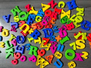 Magnetic Letters And Numbers - Fridge Magnets
