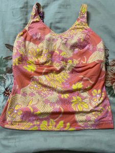 Floral  Padded Tank Top