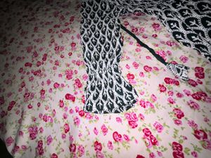 Black Chikankari Top