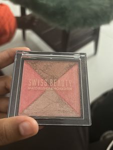 Swiss Beauty Blusher &amp; Highlighter 2 In 1