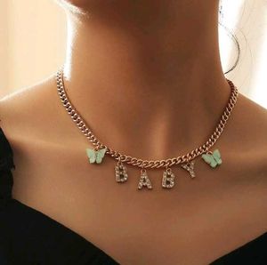 Baby Diamond Letter Pendant