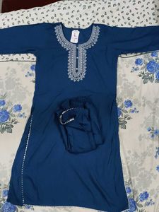 Elegant Blue Kurta Set