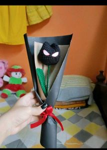 Crochet spiderman Tulip 🌷✨