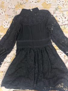 🥀Elegant Gothic Black Lace Dress. 🥀