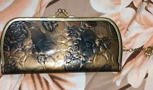 Vintage Floral Kisslock Pouch