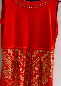 Red Hot Gown Party Wear