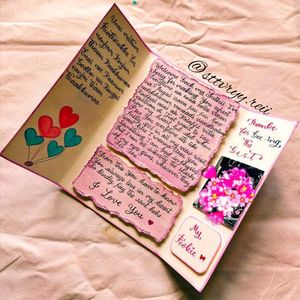 Handmade Heart-Themed Card