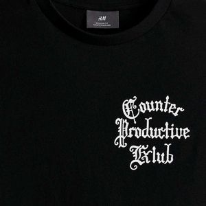 H&amp;M Black Graphic T-Shirt