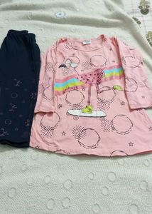 Girls Top With Legging