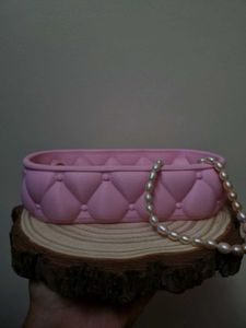 Pink Quilted Jewelry Tray - 3D printed