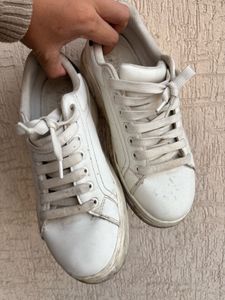 ZARA Chunky White Shoe