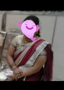 Elegant Maroon Saree