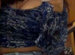 Blue Printed Top