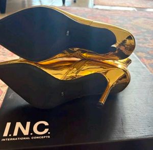 Golden Heel Boots