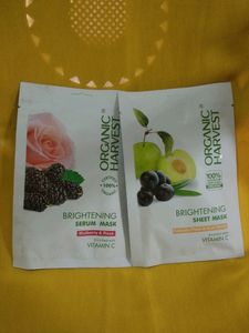 Organic Harvest Brightening Sheet Mask Combo🥳 ❤
