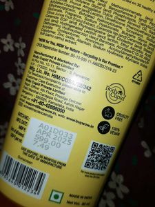 Wow Skin Science Japanese Yuzu Sunscreen Gel 80ml