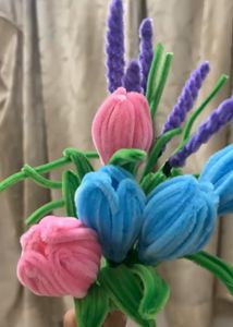 Tulips and lavender bunch🪻