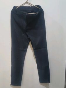 Black And Grey Kurti With Pants XL Size