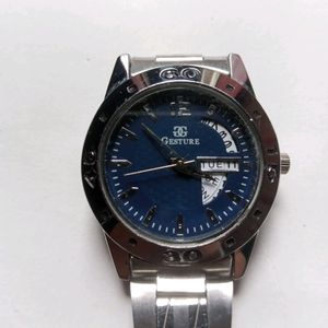 GESTURE analog Watch.with Day&amp;Date.