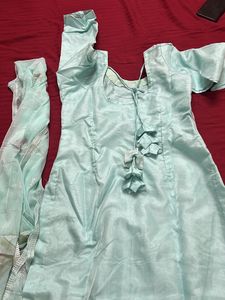 Partywear Kurta Set With Dupatta