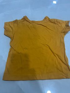 Yellow Tshirt For Boys