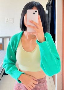 Green Cropped Bolero Shrug(very short)