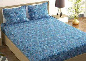 Cotton Rich Double Bedsheet