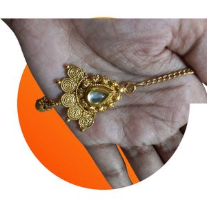 Gold-Toned Tikka Jewelry