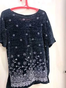 Floral Sparkle Top