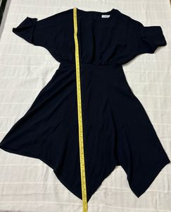 Korean Navy Blue Dress