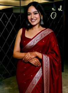 New Banarasi mashroo silk saree ✨