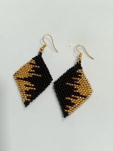 Black Earrings (Handmade)