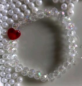 Crystal Heart Bracelets Combo