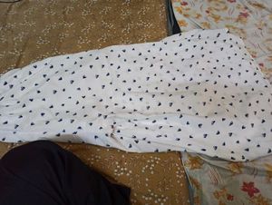 Patterned Button-Down Plazo