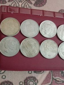 10 Pcs 50 Paisa Copper Nickel