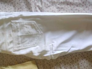 White Straight Leg Jeans