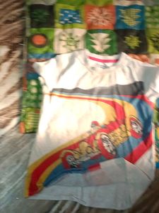 Boys Graphic Tee with Motorcycle