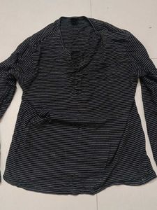 Striped Black Shirt